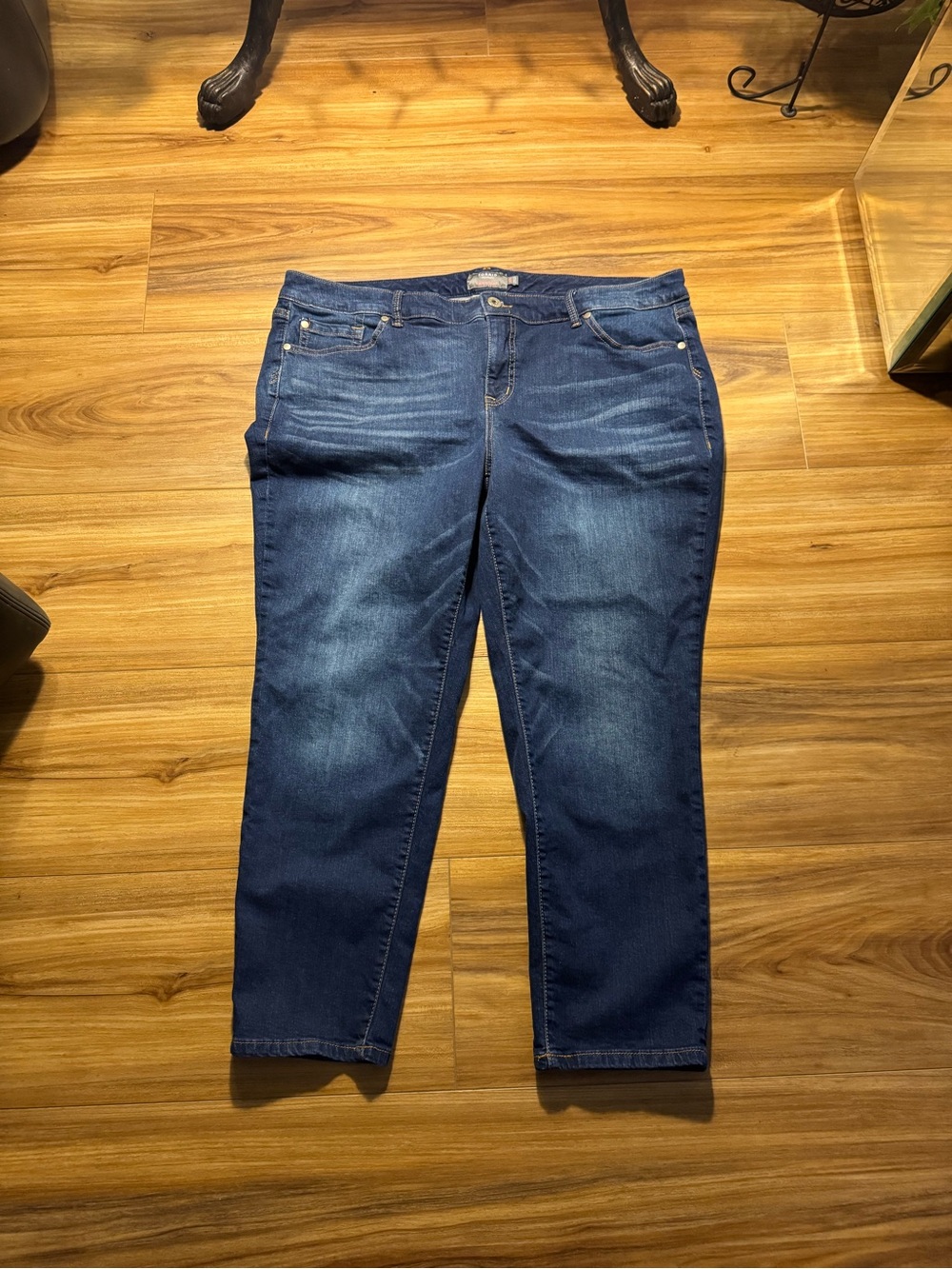 Torrid Indigo Blue Straight Leg Jeans Size 22 Short